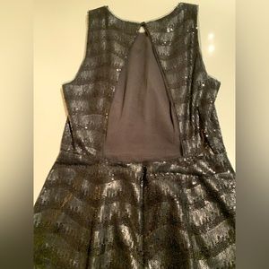 Little black sequin dress